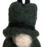 Hand Felted Leprechaun Decoration or Keyring  - Image 7