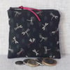 Coin purse, small purse, dragonflies.