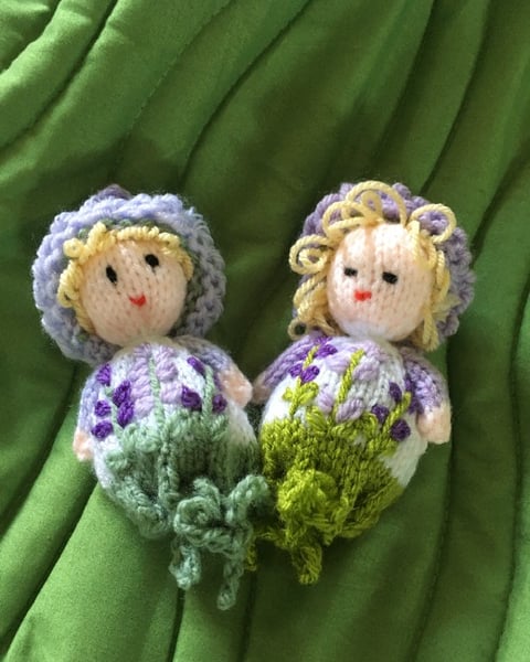 Lavender Ladies - Hand knitted scented 