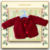 Reserved for Shani - Sparkly Red Cardigan 