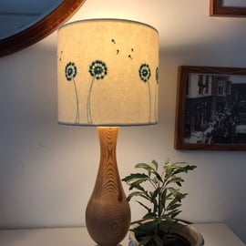 Dandelion Clock Embroidered Lampshade