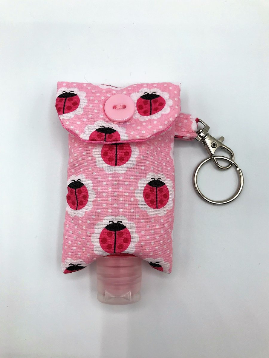 Hand gel - sanitiser keyring holder (hand gel - 50ml - not included)