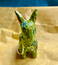 Pretty in green decopatch bunny - Image 3