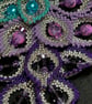 Colourful Seed Bead and Crystal handmade Necklace - leaf pattern Fall - Image 10