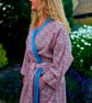 Handmade Liberty Fabric Dressing Gown – Authentic Tana Lawn Luxury Robe 