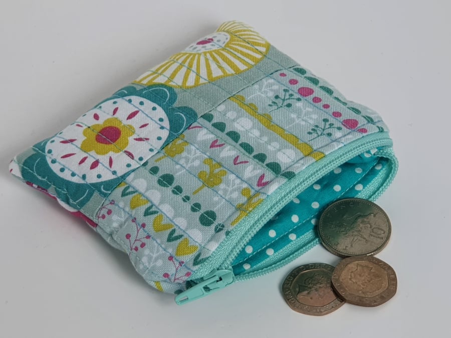 Quilted Coin Purse 