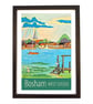 Bosham travel poster print by Susie West - Image 2