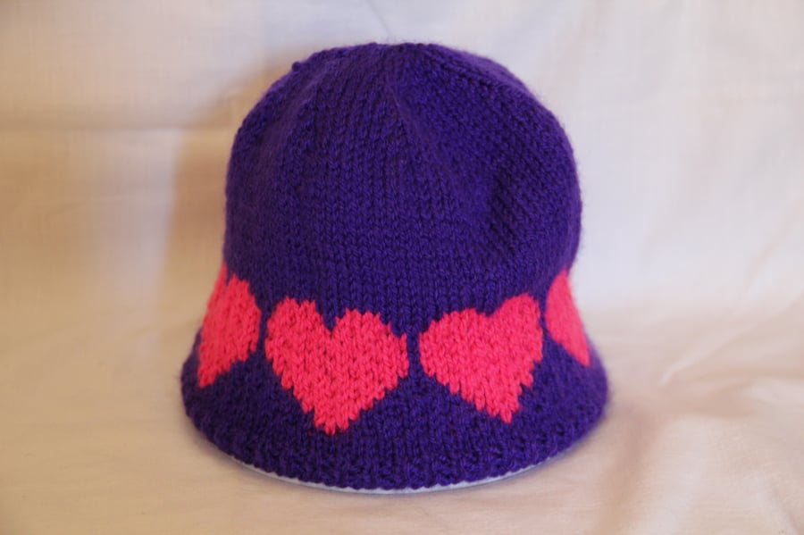 Purple Heart Beanie