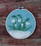 Snowdrops in a hoop-  Needle felted   - Image 1