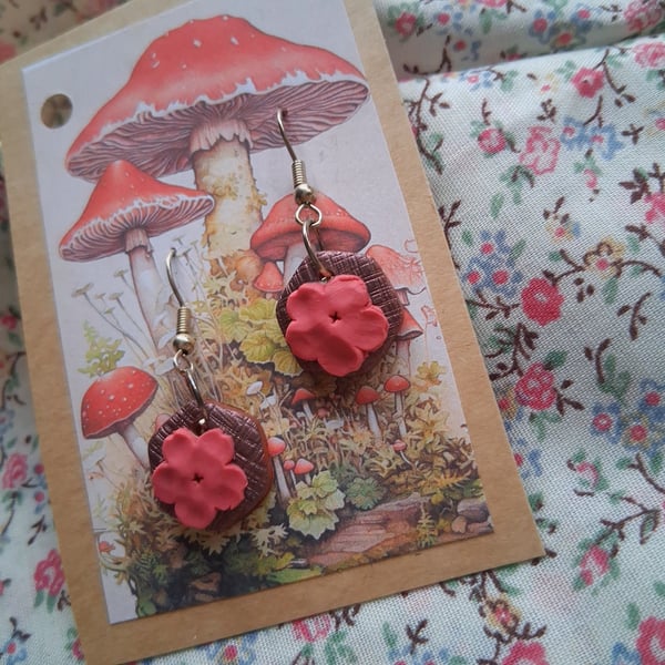 CLEARANCE! polymer clay earrings handmade- reduced-no 13