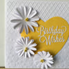 Pretty daisy Birthday card. CC401