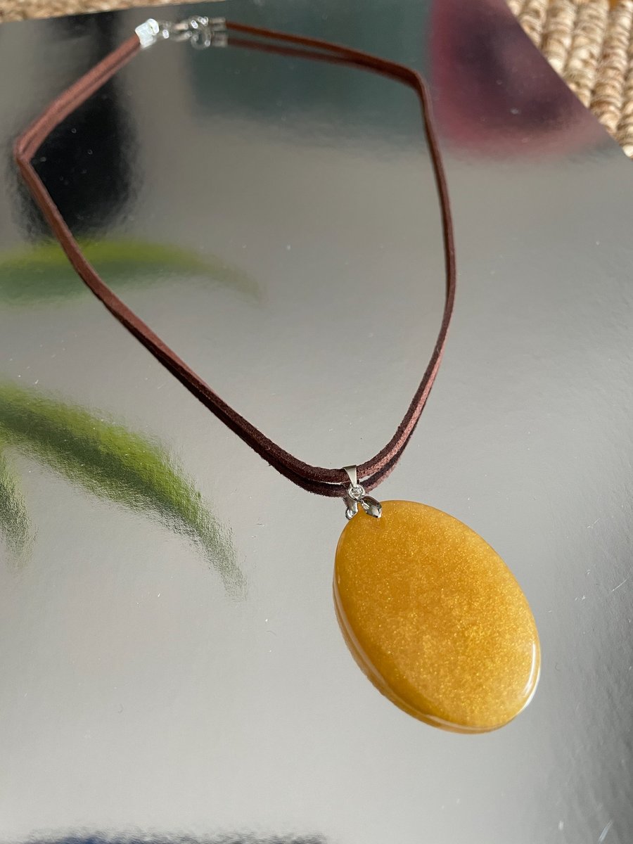 'Olivia' Orange Pendant