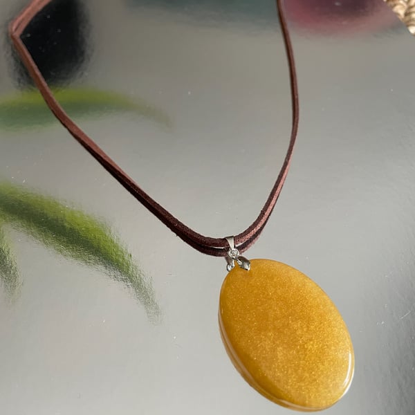 'Olivia' Orange Pendant