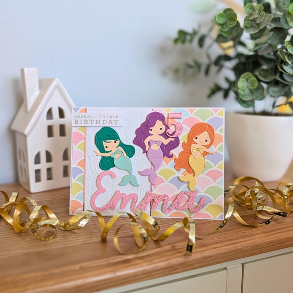 Mer-mazing Personalised Birthday Card