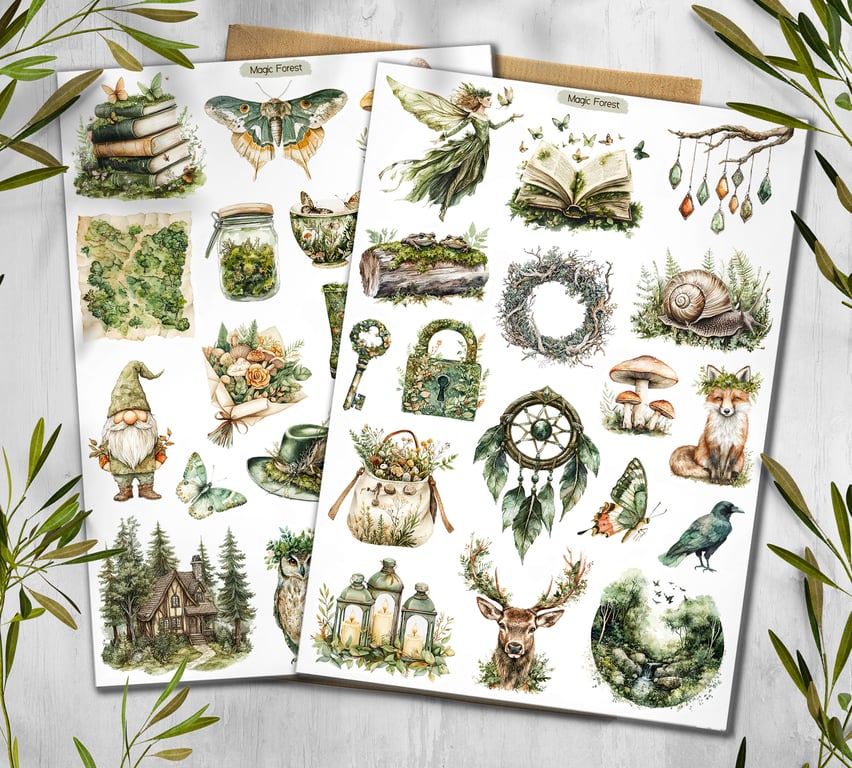 Magic Forest Stickers