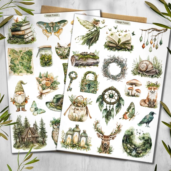 Magic Forest Stickers