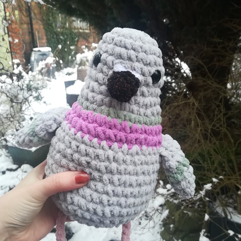 Jumbo Crochet Pigeon