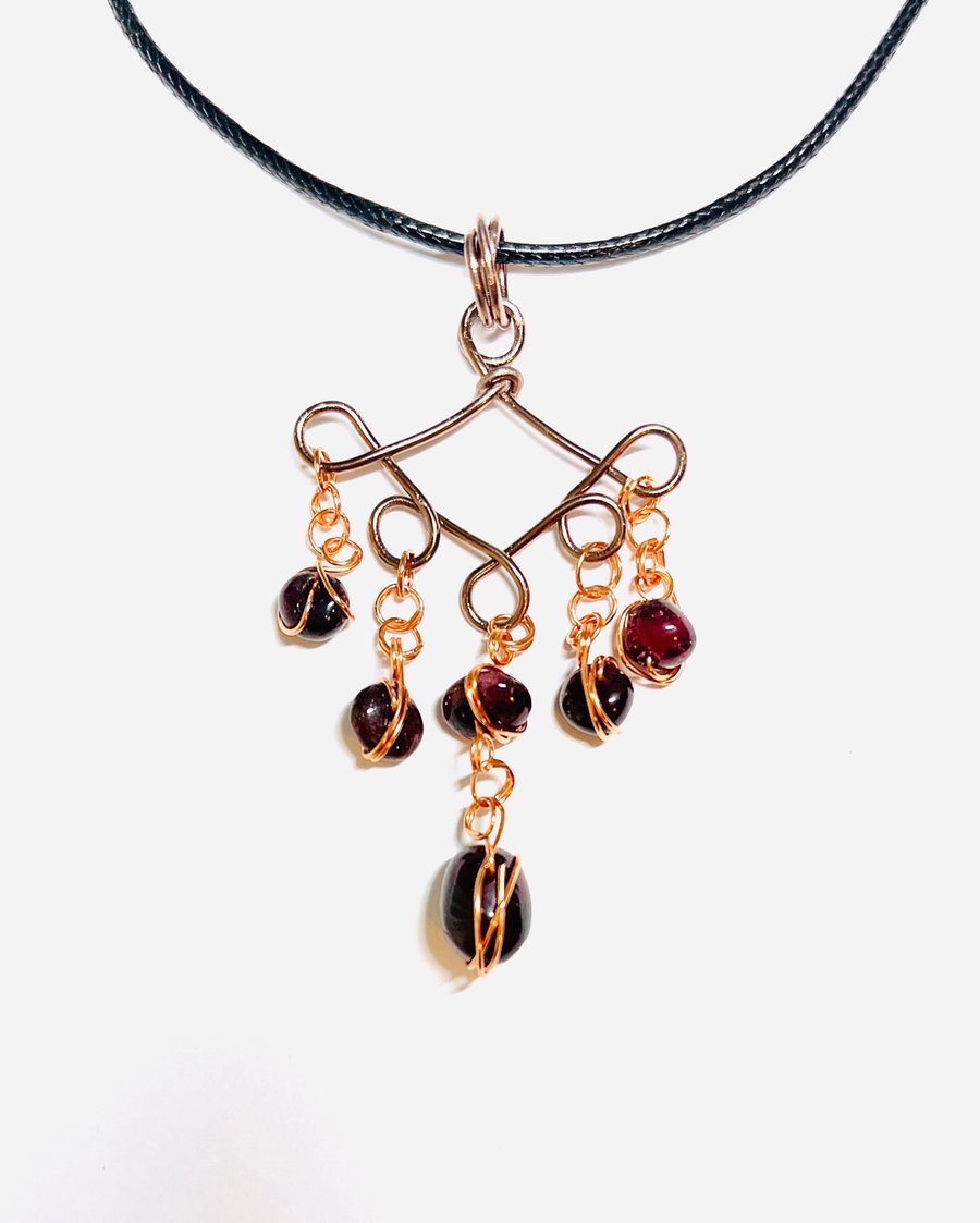 Red Garnet Pendant