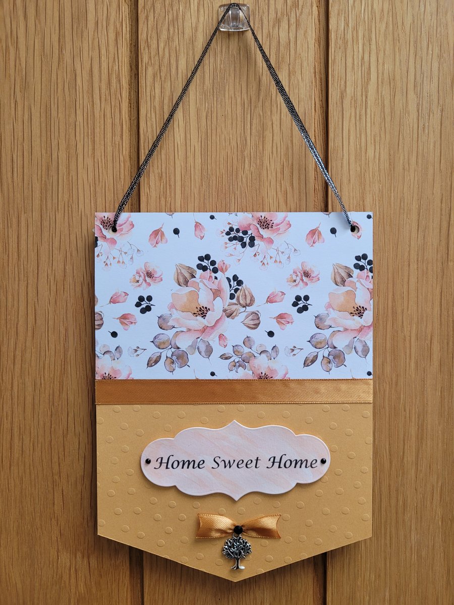 Home sweet home pennant sign (postage included in price) 