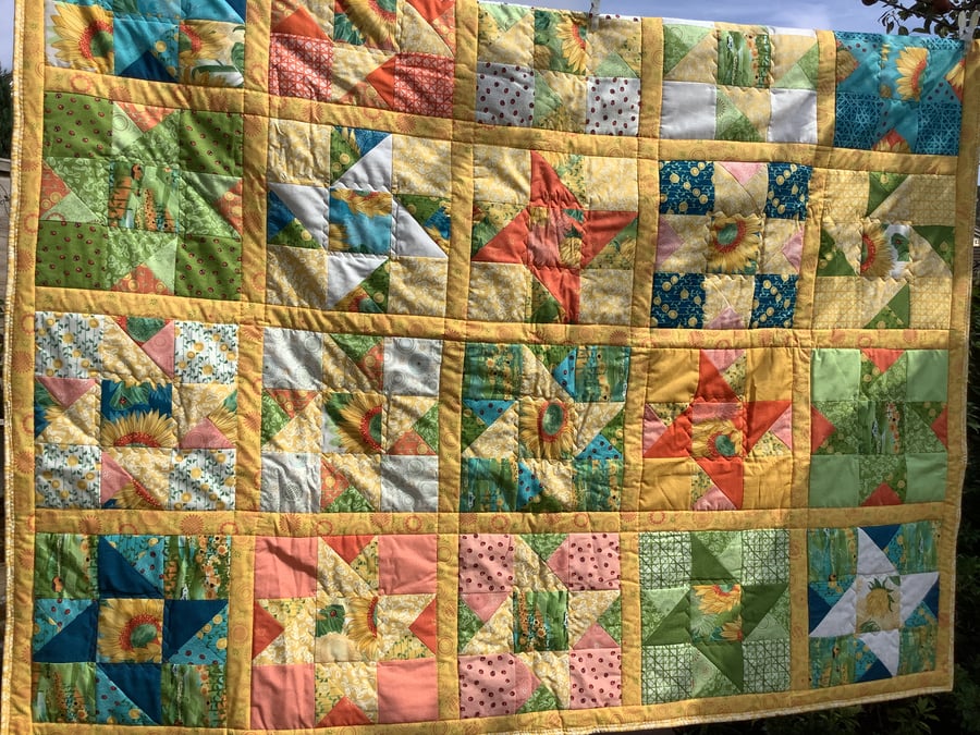 Summery Sunflower Quilt