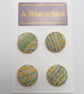 Yellow Wool Covered Buttons - Image 4