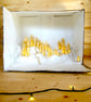 Light Up Paper City, Handmade Book Sculpture Lamp, Whimsical Bookshelf Diorama - Image 7