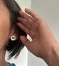 Enamelled Daisy Studs - Image 1