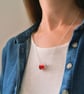 Bobbin Necklace - Silver Sewing Necklace - Image 4