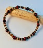 Tigers Eye & Shell Large Unisex Bracelet - Anniversary, Fathers Day Gift For Him - Image 4