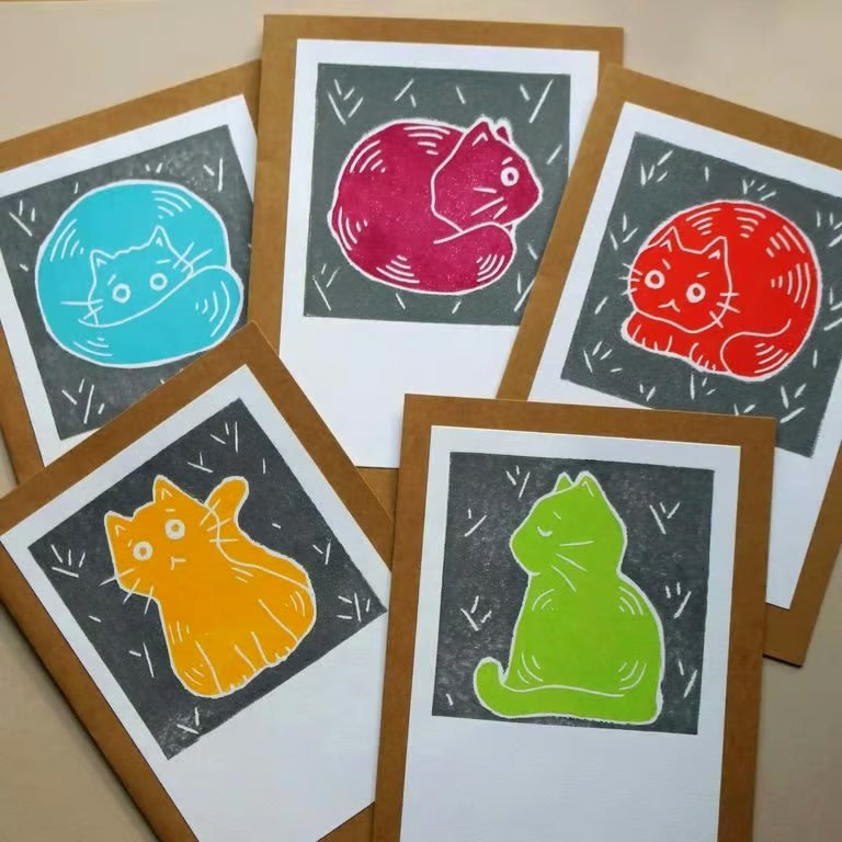 Rainbow Cats Card Bundle