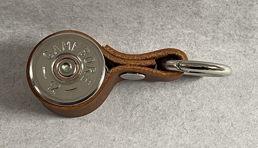 Leather Cartridge Key Fob