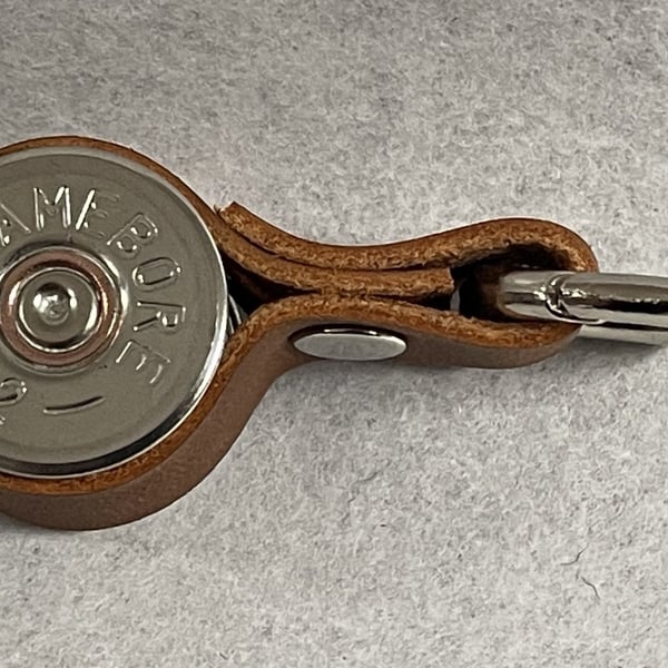 Leather Cartridge Key Fob