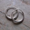 Small 12mm Sterling Silver Hoop Earrings