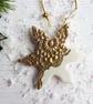Christmas Decoration - Gold Snowflake - Image 1