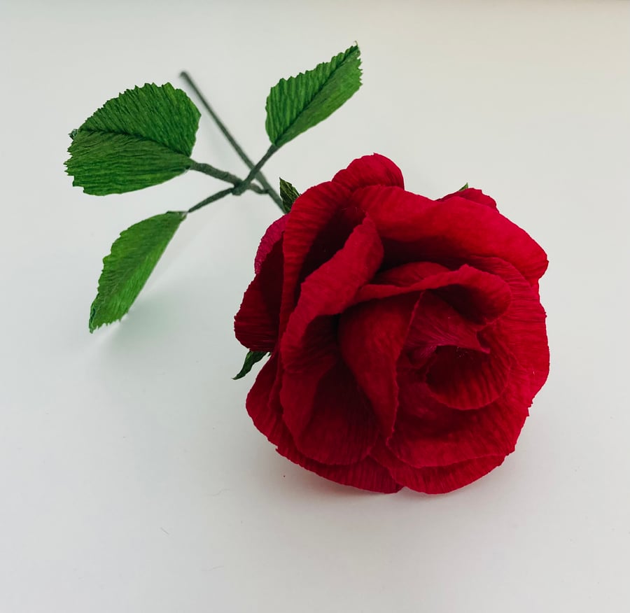 Red Paper Rose