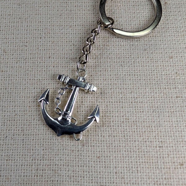 Anchor Keyring - Nautical Themed Keychain - Cruise - Sailor