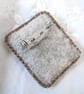 Embroidered Brooch with Beading - Image 2