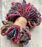 Hand spun art yarn 65g Bubbles