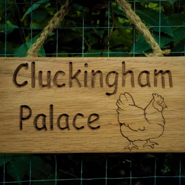 Personalised Gift Chicken House Coop Sign Outdo... Folksy