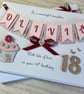 Personalised Boxed Birthday Card Any Age Daughter Granddaughter Mum 18 21 30 60  - Image 10