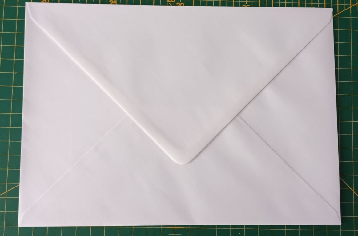 C6 A6 White Envelopes For Cardmaking, Wedding. 120gsm Pack Of 10