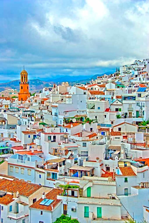 Competa Andalusia Costa Del Sol Spain Photograph Print