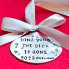 Ding dong divorced Christmas tree ornament 