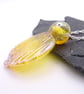 gold leaf pendant necklace - Image 2