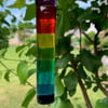 Handmade Fused glass Rainbow Suncatcher