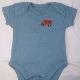 Fire Engine Vest age 0-3 months