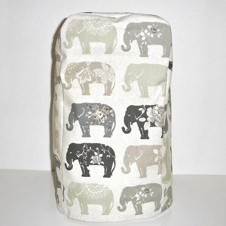 Blender Cover Smoothie Maker Food Mixer Elephants Grey Dust Cover