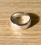 "Plutonium" - Heavy Sterling Silver Ring - 11g - Made To Any Size - 8mm x 3mm - Image 6