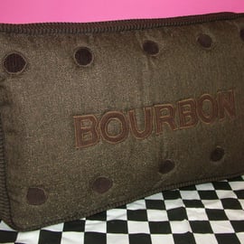 Brown Biscuit Cushion with feather pad