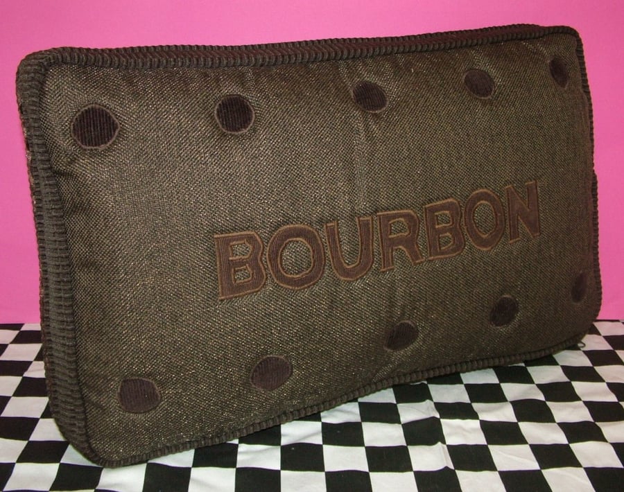 Brown Biscuit Cushion with feather pad